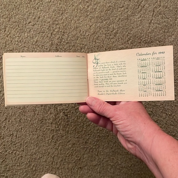 1948 My Hallmark Date Book From Tower Gift Shop Columbus, Ohio - Picture 6 of 6